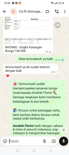 Testimonial Papan Bunga tambora