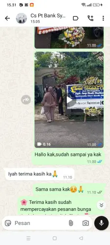 Testimonial Papan Bunga tambora